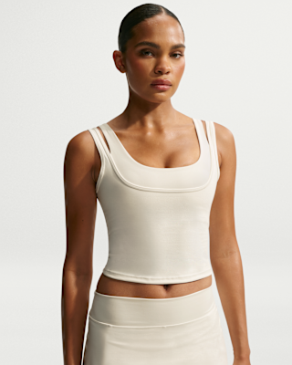 NikeSKIMS Matte Women's Double-Strap Scoop Tank Top. Nike.com
